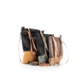 Worek skórzany ZOE w kolorach Jasny Brąz i Ciemny Brąz, idealna torba na co dzień lub do biura na laptopa
