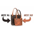 Brown bag Zuza that will be perfect for shopping or business meeting will be ideal bag for you