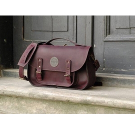 Messenger handgemachte Naturleder Rucksack perfekte Bürotasche von Ladybuq Art gemacht