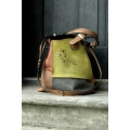 Natural leather, 4 colour handbag with long strap Alicja ladybuq
