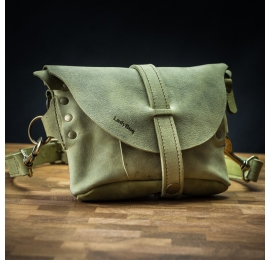 fanny pack and shoulder bag in lime color