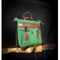 organisateur de sac en cuir en cuir naturel de haute qualité par ladybuq art