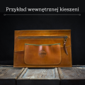 leather shoulder bag basia made by ladybuq art in vintage style camel color