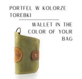 Personalizacja - Portfel w kolorze torebki