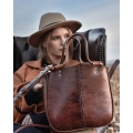 Unique handmade leather purse ELAINE