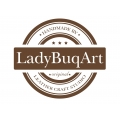 Messenger in cognac colour handmade natural leather Ladybuq original laptop bag