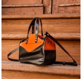 Piękny mini kuferek torebka do ręki i na ukos TINA od LadyBuQ Art