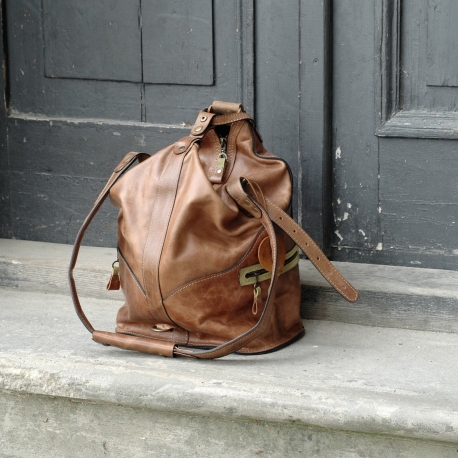 Plecak i torebka 2 w 1 produkt wykonany z pięknej skóry, plecak podróżny torba na lato