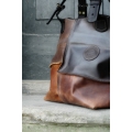 Alicja mit Futter einzigartige handgefertigte Tasche aus Naturleder von Ladybuq Art Studio
