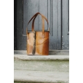 Original Julia bag in Whiskey and Khaki colors made by Ladybuq Art