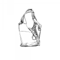 Handgefertigte Ladybuq Tasche einzigartiges Design und farbbeständiges Leder von Ladybuq Art Studio