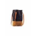 Handgefertigte Hobo-Tasche ZOE aus feinstem Naturleder. Perfekte Einkaufstasche von ladybuq art studio