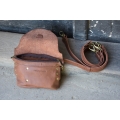 Fanny pack / cross body leather bag couleur beige  Size M