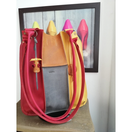 Leather bag Small Ladybuq four colors